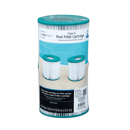 Mainstays Type VII  D Pool Filter Cartridge 4 pack 