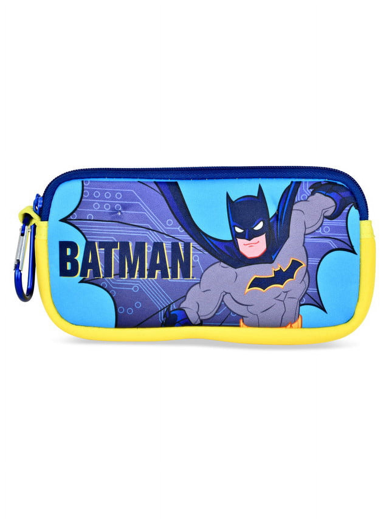 Batman Character Sunglasses For Boy's with Zippered Case and Carabiner