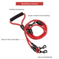 thumbnail image 5 of Innens Retractable Double Dog Leash No Tangle 360° Swivel Dual Dog Walking Leash with Foam Soft Handle, Heavy Duty Dual Leash for Large Dogs (Red, S), 5 of 14