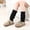 black, variant on Lanola Knitted Ribbed Stirrup Leg Warmers for Women, Girls, Ladies - Yoga and Dance