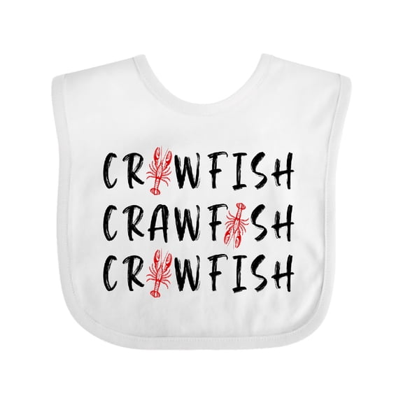 Inktastic Crawfish Crawfish Crawfish Boys or Girls Baby Bib