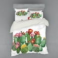 thumbnail image 2 of Ambesonne Cactus Bedding Set 3 Pcs, Saguaro Tropical Garden, Twin XL, Multicolor, 2 of 3
