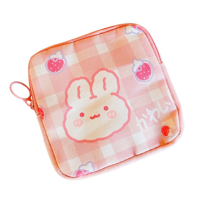 Bolsa de almacenamiento de compresas sanitarias para niñas, tampones impermeables, compresas sanitarias, bolsas de cosméticos, organizador de maquillaje para damas