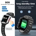thumbnail image 6 of PTHTECHUS S07 Smart Watch for Boys Girls Smartwatch for Kids with 4G SIM GPS Video Call Pedometer MP3 Flashlights Calculator Alarm Clock Children Touch Screen Silver, 6 of 8