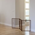 thumbnail image 5 of Foldable, Free-Standing Wooden Pet Gate by PETMAKER, 5 of 5