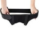 thumbnail image 4 of Hernia Support Truss Compresión ajustable Reduce el dolor Banda elástica para la cintura Cinturón para hernia Negro XL, 4 of 5