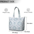 thumbnail image 5 of Flower Women's Large Weekend Travel Bag Moving Canvas Handbag Thick Double Layer Beach Weekend Travel Unisex Hospital Maternity Delivery with Toiletry Waterproof, 5 of 5