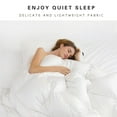 thumbnail image 4 of Kasentex Warm Premium White Goose Down Comforter - Heavy/Winter - 100% Cotton Fabric, Hypoallergenic, Duvet Insert w/Green Piped Edge, White, King Size, 4 of 4