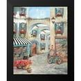 thumbnail image 2 of Manning, Ruane 15x18 Black Modern Framed Museum Art Print Titled - Village Cafe, 2 of 5