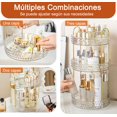 thumbnail image 4 of 360 Grados de Rotaci&oacute;n Organizador de Maquillaje,Estante para Cosm&eacute;ticos de Mujer, Estante Redondo de 3 Niveles y Gran Capacidad para Guardar Maquillaje, Ideal para dormitorios,, 4 of 6