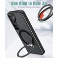 thumbnail image 6 of For Samsung Galaxy S23 Plus Case, Military Grade Shockproof Compatible with Magsafe Rotating Stand Bumper Drop Protection Phone Case Cover for Samsung Galaxy S23 Plus, Black, 6 of 6