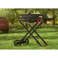 thumbnail image 3 of Weber Traveler Stealth 1 Burner Liquid Propane Portable Grill Black, 3 of 8