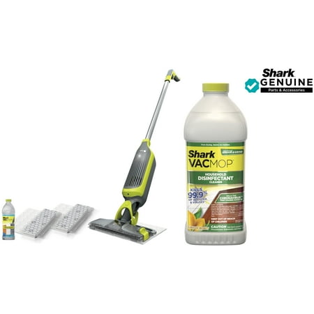 Shark VACMOP Cordless Hard Floor Vacuum Mop Includes 2 Disposable VACMOP Pads & 12oz VACMOP Solution, VM200