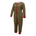 thumbnail image 2 of Pyjamas de Noël Parent-Enfant Ensemble Mode à Rayures à Manches Longues avec Pantalon Nouveau, 2 of 6