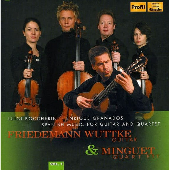 Minguet Quartett - Spanish Music for Guitar & Quartet 1 - Music & Performance - CD