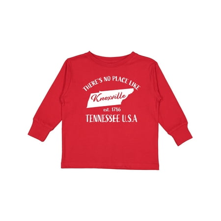

Inktastic There s No Place Like Knoxville Tennessee Boys or Girls Long Sleeve Toddler T-Shirt