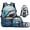 Deep Sea Shark, variant on Bulopur Boys 17" Backpack Set for Elementary School 4 in 1 Waterproof Shark Bookbag with Lunch Box, Water Bottle Holder and Pencil Case, Lightweight School Bag for Kids