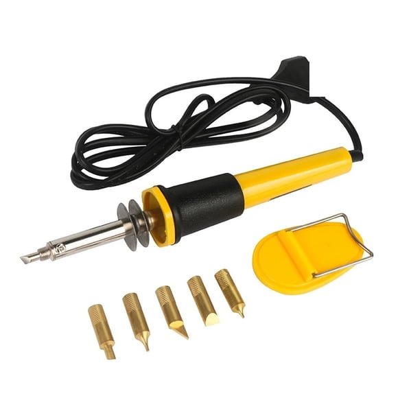 30W Electric Soldering Iron Pen Wood Burning Pen Set Pencil Burner With Brass Tips and Accessories Diy Tools Burning Brush ,High Efficiency