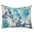 thumbnail image 3 of Lanco Charlotte Floral 6-Piece Comforter Set, Blue, Queen, 100% Polyester Fill, 3 of 5