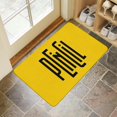 thumbnail image 3 of Hello Summer Seasonal Doormat - Non-Slip & Absorbent Door Mat for Outdoor/Indoor Entryway Home Decor Door Rug Durable Rubber Backing 17x30 Inch, 3 of 6
