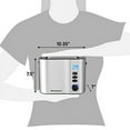 thumbnail image 2 of Elite Gourmet ECT2145 2-Slice Toaster, Stainless Steel with Bagel Function, Reheat, Defrost, & Cancel Functions, 2 of 7