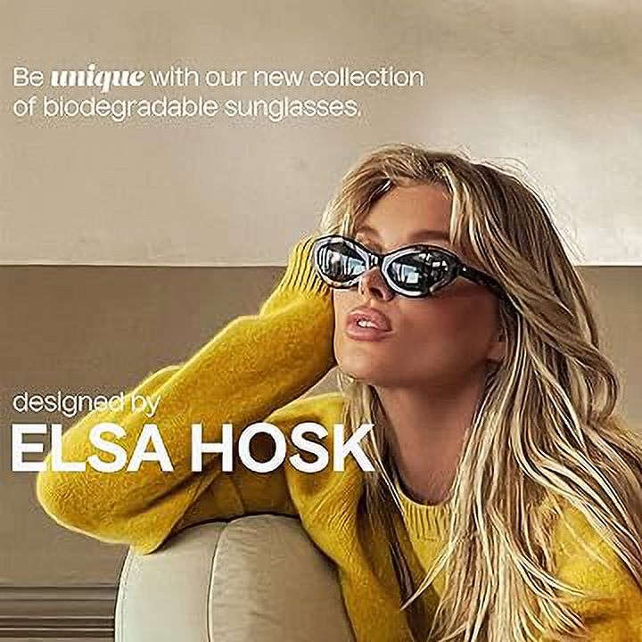 Christopher Cloos x Elsa Hosk Round Vintage Polarized  display picture 3