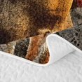 thumbnail image 5 of meiyoeat Vintage Flag Deer Bed Spread Queen, Rustic Hunting Print Queen Coverlet Set For Boys,3 Pieces, 5 of 7