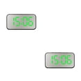 thumbnail image 4 of Matsuzay Despertador LED Pantalla digital de temperatura Snooze ajustable Termómetro Relojes Brillo Dormitorio Calendario de cabecera Type1 NO1, 4 of 6