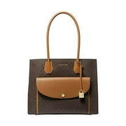 Michael Kors Mercer Ladies X-Large Two Tone Canvas Tote Bag 30F9GM9T4B-252