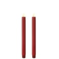 thumbnail image 1 of Raz Imports 10" Moving Flame Red Taper Candle, Set of 2, 1 of 1