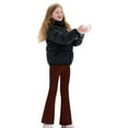 thumbnail image 2 of Hifoo Child Girls Leggings Fall Winter Flare Leggings Casual Warm Bottom Pants For Teen Girls Trousers Stylish Solid Color Slacks, 2 of 9