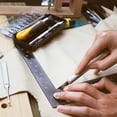 thumbnail image 6 of MulWark 16pc Precision Craft Hobby Exacto Knife Set Kit, Sharp Scalpel Razor Xacto Knives Tool for Art, Architecture Modeling, Scrapbooking Felt&Wood&Leather Working-Stencil, Scoring, Chiseling Blades, 6 of 7