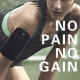 thumbnail image 4 of FUEENIRVA Brazalete Deportivo Negro Con Bolsillo Para Llaves Y Teléfono Ideal Para Correr Y, 4 of 8