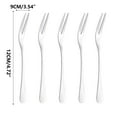 thumbnail image 3 of PRETXORVE Stainless Steel Fruit fork Household Dessert fork Cake fork Stainless Steel Small fork, 3 of 9