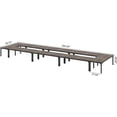 thumbnail image 3 of Tribesigns 6.5FT Conference Table, 78.7 Inche Rectangle Meeting Seminar Table for 6-8 People (Only Table) (8,Gray+Black), 3 of 5