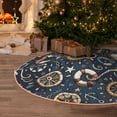 thumbnail image 5 of Rateoe Nautical Pattern Christmas Tree Skirt with Ties , Christmas Tree Decorations, Farmhouse Christmas Decor Xmas Holiday Decorations-36", 5 of 6