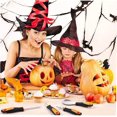 thumbnail image 5 of Kit de 12 piezas para tallar calabazas de Halloween, herramientas de acero inoxidable para tallar calabazas de Halloween de 12 piezas con cremallera para niños y adultos, 5 of 5