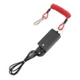 thumbnail image 1 of Trailer Breakaway Switch, 4ft Coiled Breakaway Cable Impact Proof  for RV, 1 of 8