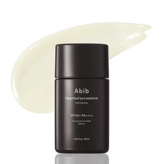 Gota calmante Abib Heartleaf de Sun Essence, 50 ml, con factor de protección solar