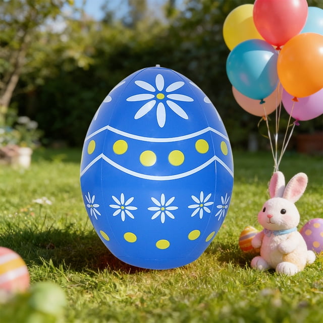 Tdxkok Inflatable Eggs Pvc Inflatable Easter Eggs Easter Inflatables Decoration Easter Gifts