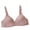 Pink, variant on loopsun Womens Plus Size Bra, Women Lace Underwear Wire Free Bra Underwear Gathered Bra