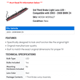 thumbnail image 2 of 3rd Third Brake Light Lens LED - Compatible with 2003 - 2008 BMW Z4 2004 2005 2006 2007, 2 of 2