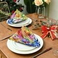 thumbnail image 3 of GZHJMY Beautiful Flower Napkins Table Decorations Napkin Set for Gift Giving, Dining, Parties 20 x 20in, 3 of 7