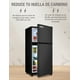 thumbnail image 4 of Red Velvet Frigobar Refrigerador 2 Puertas con Freezer de Acero Inoxidable, 76L (2.7 Ft³), Diseño Compacto y Elegante, 4 of 7