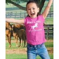 thumbnail image 3 of Tstars Girls T-Shirt, Just A Girl Who Loves Horses - Equestrian Gift - Youth Size, - L, Pink, 3 of 6