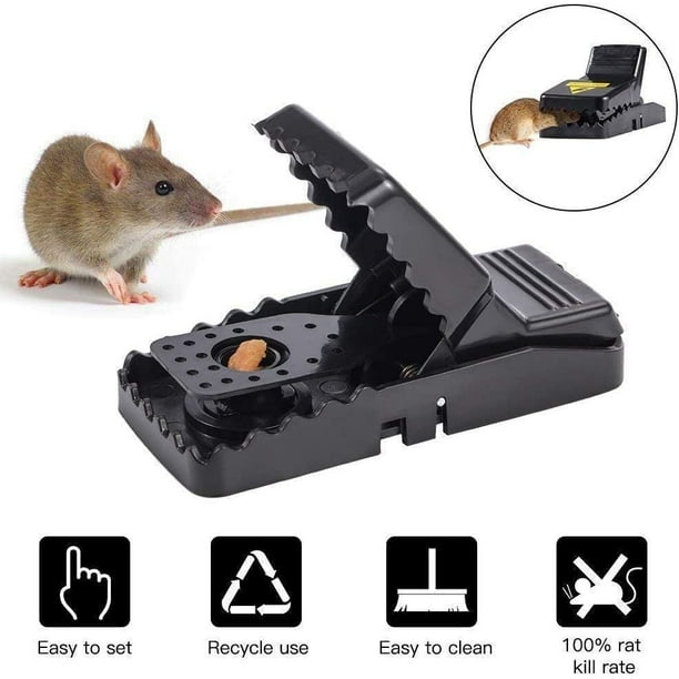Piège à Rats Intelligent Autobloquant Réutilisable RapDuty, Souris