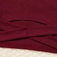 thumbnail image 5 of Babcutegg Girls Summer Two-Piece Outfit – Puff Sleeve Short Top & Printed Wide-Leg Pants Set for Kids Wine Size 4-5, 5 of 6