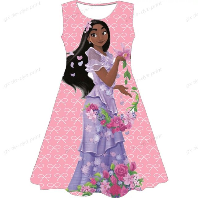 Reina de hielo Elsa Anna Cosplay ropa para niñas regalo de cumpleaños para niños ropa Falda corta niñas verano princesa ropa childre100 Gao Jinjia LED