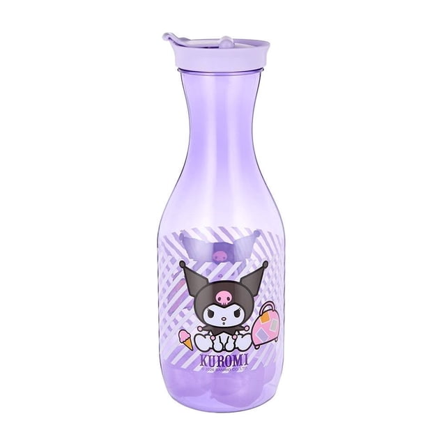 Jarra My shop Hello Kitty de Plástico de Kuromi con Tapa y Cuatro Hielos Reutilizables de 1.6 Litros