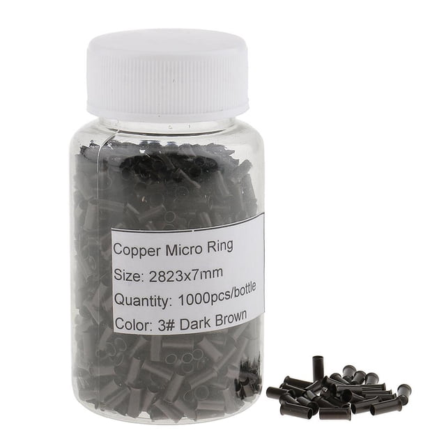 Extensiones de Cabello Zulema 1000 Piezas Anillos Micro Link de Silicona